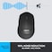 Logitech M330 Silent Plus Wireless Large Mouse - Black
