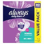 Buy Always Daily Liners Comfort Protect Pantyliners With Fresh Scent Normal 80 Count in Saudi Arabia