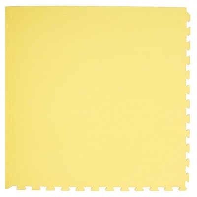 Tinyann Interlocking Foam Activity Mat (104.14 x 104.14 cm, Yellow)