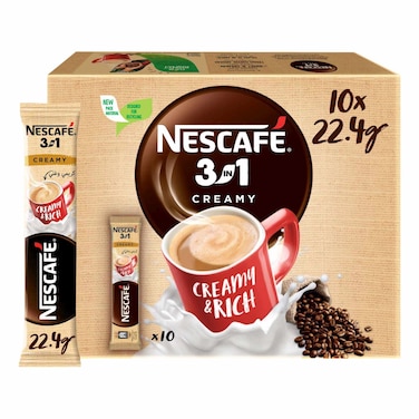 Nescafe My Cup Creamy Latte 3-In-1 Coffee Sachet, 22.4g Pack of 10