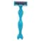 Super Max Syrine 4 Blades Disposable Razors For Women Blue