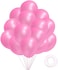 Party Time 20-Pieces 10 inches Standard Pink Balloons, Latex Balloons For Baby Shower, Bridal Shower, Valentine's Day, Wedding Decor &amp; Birthday Party Decoration - Party Supplies