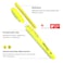 Writech Retractable Highlighters Neon 6 PCS