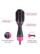 Generic 3 In 1 Hot Air Hair Dryer Brush Pink/Black