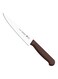 Tramontina Since 1911, Made In Brazil Professional 10 Inches Meat Knife With Stainless Steel Blade And Brown Polypropylene Handle With Antimicrobial Protection