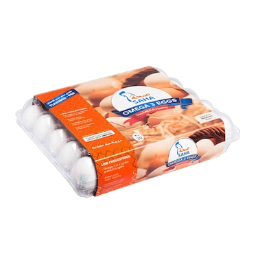 Saha Omega 3 Eggs Medium Feed On Fla&times;seeds 30 Eggs