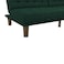In House Maria 2 In 1 Sofabed Linen Upholstered - Dark Green