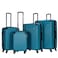 STARGOLD 4 Pack Of Hardside Spinner Number Locked Luggage Trolley