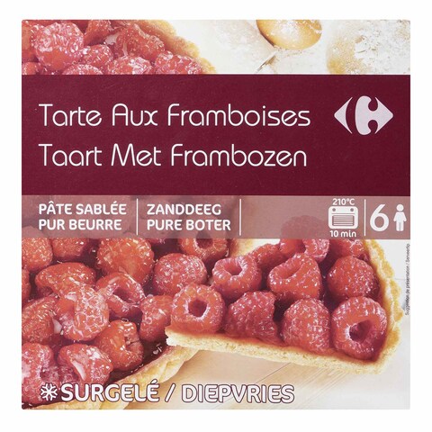 Carrefour Frozen Raspberry Tart 470g