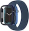 Amazing Thing Marsix designed for Apple Watch 41mm (Series 7) case cover with built in Tempered Glass Screen Protector - Blue