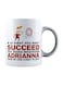 muGGyz Santa-Claws Printed Coffee Mug White/Red/Black