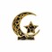 Ramadan Decorations Crescent and Star - 250gm
