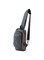 Parajohn Anti Theft Crossbody Sling Bag, Shoulder Backpack, Lightweight Chest Daypack With USB Charging Port - Grey