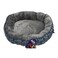 Aahh&hellip; Snuggly L46 X w36 X h42Cms Flannel Blue Grey Doggies Love