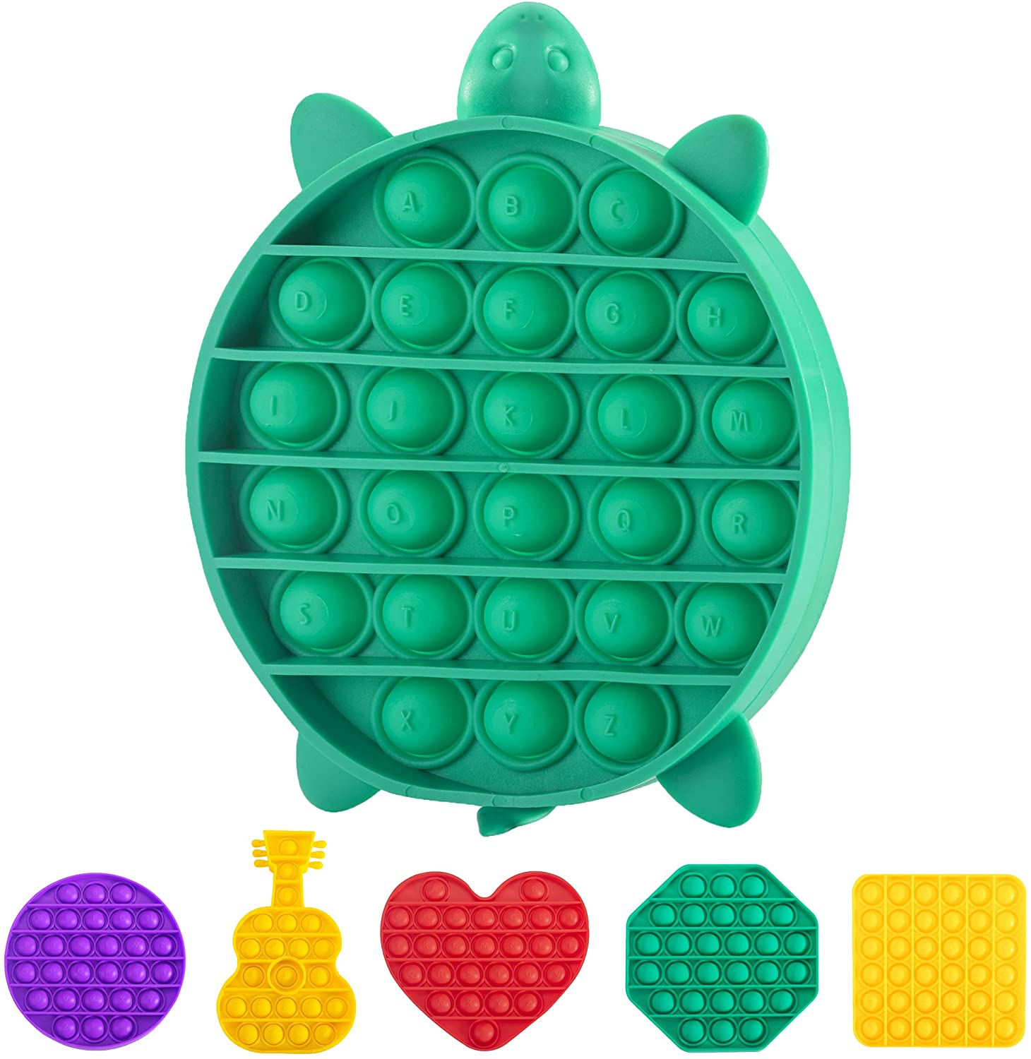 Buy Toyzen Push Pop Fidget Toy, Upgraded Thick Silicone Squeeze Stress ...