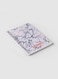Lowha Spiral Notebook With 60 Sheets And Hard Paper Covers With Grey Abstract Texture Design, For Jotting Notes And Reminders, For Work, University, School