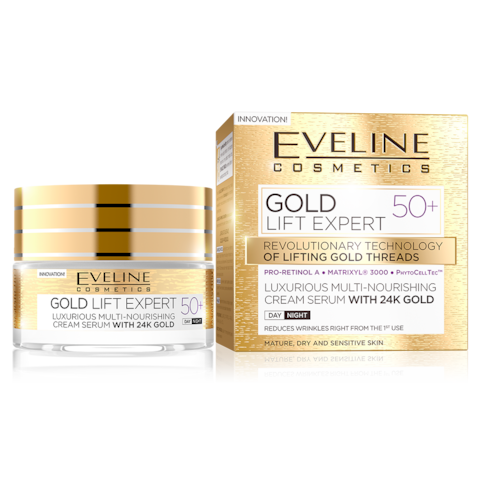 Eveline - Gold Lift Expert Day And Night Cream 50+ 50Ml:941944