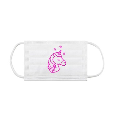 Kids Masks Printed Assorted Cartoon Logo 3 Pieces