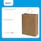 Markq Brown Paper bags with handles 27 x 22 x 11 cm Large Kraft Gift bags for Birthday Party Favors, Weddings, Retail, Baby Shower (12 Bags)
