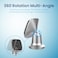 Remson Magnetic Car Phone Holder Universal Stick On 360 Rotation For Dashboard Cell Phone Holder Compatible with iPhone 13 12 11 Pro Max XR XS X 8 7, Samsung Galaxy &amp; More &ndash; Silver
