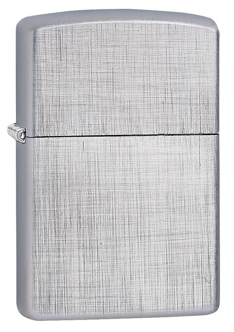 Zippo 28181 Classic Linen Weave Chrome Windproof Lighter