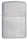 Zippo 28181 Classic Linen Weave Chrome Windproof Lighter