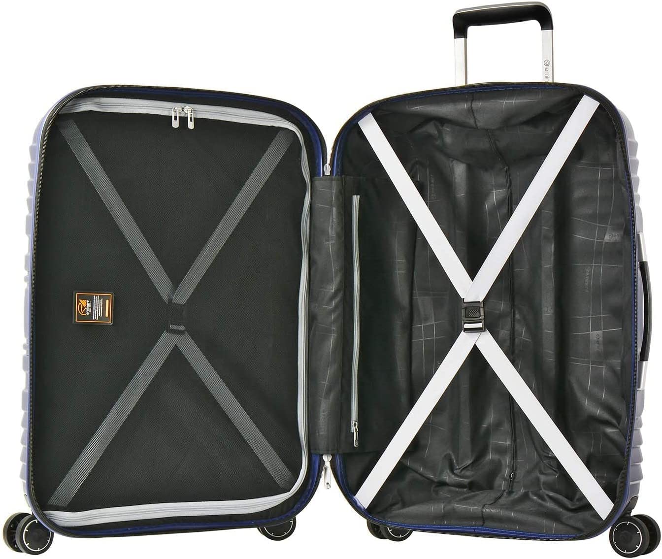 Eminent KH16-24 Hard Casing Medium Luggage Trolley 61cm Aqua Blue