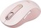 Logitech Signature M650 Wireless Mouse - For Small To Medium Sized Hands, Smartwheel Scrolling, Bluetooth, 24-Month Battery, Silent Clicks, Customizable Side Buttons, Contoured Shape - Rose