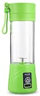 Generic Personal Portable Juicer Blender, 4 Blades Rechargeable Fruit Mixing Machine For Baby Travel 380ml - Green