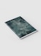 Lowha Spiral Notebook With 60 Sheets And Hard Paper Covers With Green Shades Watercolor Paint Design, For Jotting Notes And Reminders, For Work, University, School