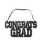 Grad Glitter Hanging Sign