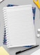 Lowha Spiral Notebook With 60 Sheets And Hard Paper Covers With Floral Design, For Jotting Notes And Reminders, For Work, University, School
