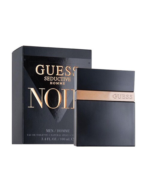 Guess Seductive Homme Noir Eau De Toilette - 100ml