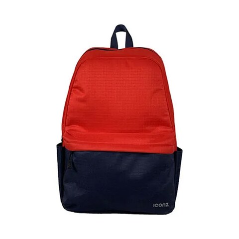ICONZ 4025 Rio Laptop Backpack, 15.6 Inch - Black/Red