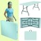 HEXAR&reg; Heavy Duty Multipurpose Camping Table Portable Folding Table Picnic Dining table Centerfold Ideal for Crafts Outdoor Events Lightweight and Durable Table with Carry Handle (L152 W70 H74 CM)