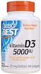 Doctor's Best, Vitamin D3 5000 Iu 180 Softgels 100990