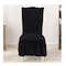 Turkish Stretchable Chair Cover Black Free Size