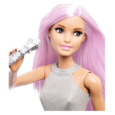 Barbie FXN98 Pop Star Doll With Microphone 3+ Years