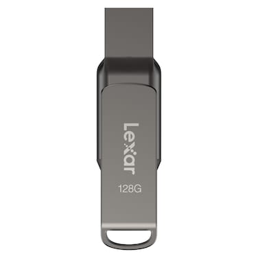 Lexar JumpDrive USB Dual Flash Drive D400 128GB Grey