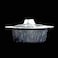 Hotpack Disposable Food Storage, Take away Aluminium Food Pot container With Hood Silver 21cm, 5 Pieces
