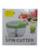 Generic Vegetable Cutter White/Green 2.9x11.8x9.8inch