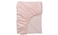 Generic Fitted Sheet, Light Pink/White160X200cm