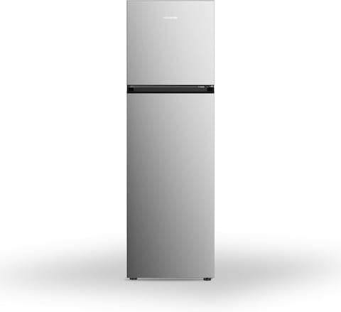 Krome 370L Top Mount Double Door Refrigerator, Automatic Defrost Freezer, A+ Energy Efficiency Grade, Big Capacity Fridge, Quick Cooling &amp; Long-Lasting Freshness, Silver, KR-REF370T