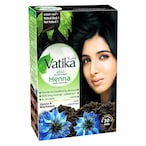 Buy Dabur Vatika Henna Hair Colour 1 Natural Black 10g in UAE