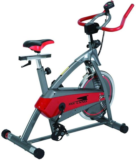 Sky Land - Indoor Spinning Bike - EM-1544, Red