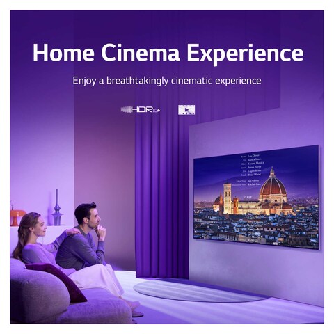 LG 55-inch 4K UHD QNED Smart TV with Built-in Receiver - 55QNED806QA