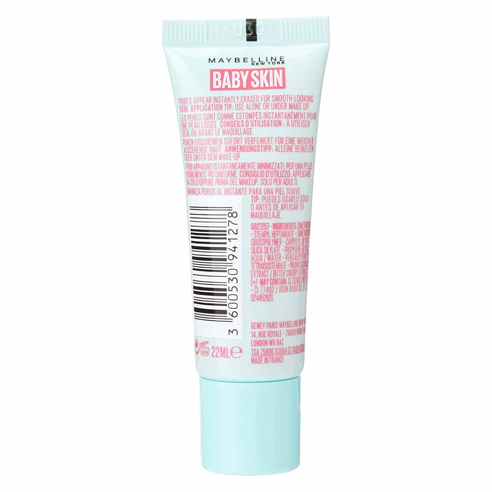Maybelline Baby Skin Instant Pore Eraser Primer Smooth Finish Pore Minimizing Makeup Primer product thumbnail 2