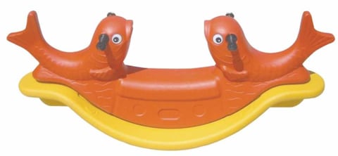 RBWTOYS Kids Indoor Activity Rocking colourfull Fish edition Seesaw Playset  RW-16379.  125x40x60cm