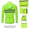 Tomshoo-Men Windproof Hooded Cycling Jacket Breathable High Visibility Reflective Bike Bicycle Riding Sports Coat Jacket