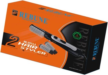 Rebune Hair Styler Re-2013-2 Black 3 In 1 New Styling Tool 1000W
